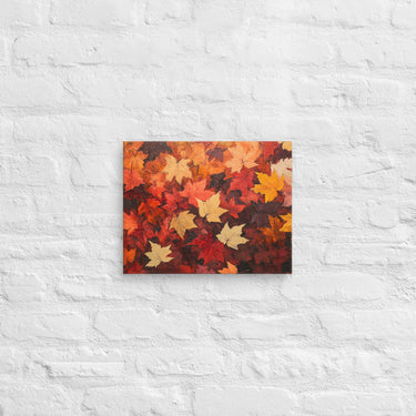Fall Leves - Pattern Canvas Print