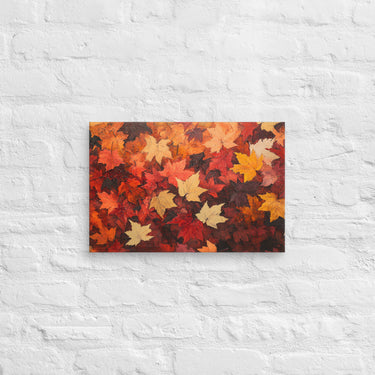 Fall Leves - Pattern Canvas Print