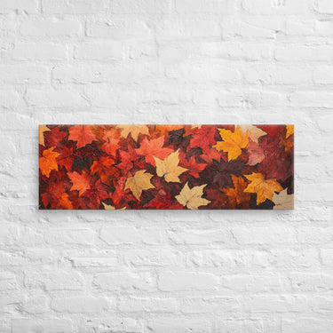 Fall Leves - Pattern Canvas Print