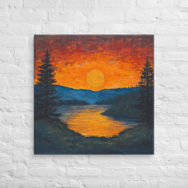 Sunset - Square Canvas