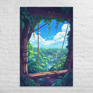 Treehouse Jungle - Canvas Print